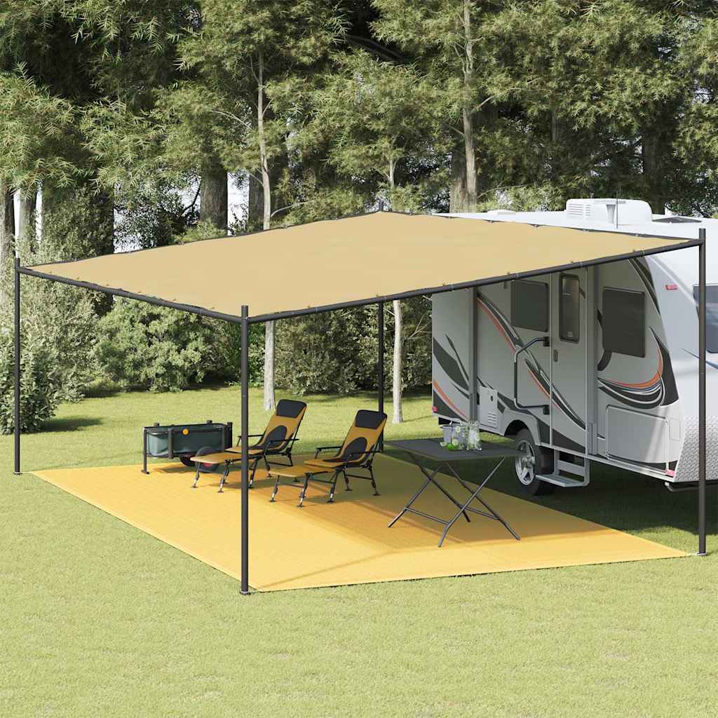 310773 vidaXL Tent Carpet 400x600 cm Beige