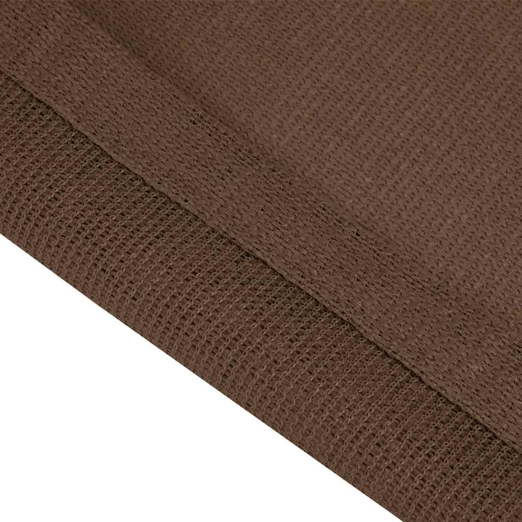 Tent Carpet 200x400 cm Brown