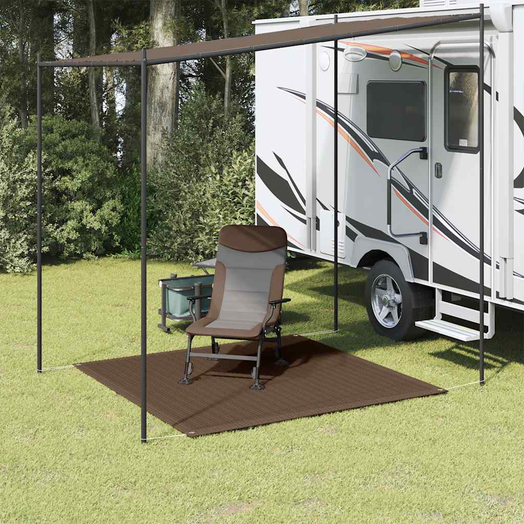 Tent Carpet 250x250 cm Brown