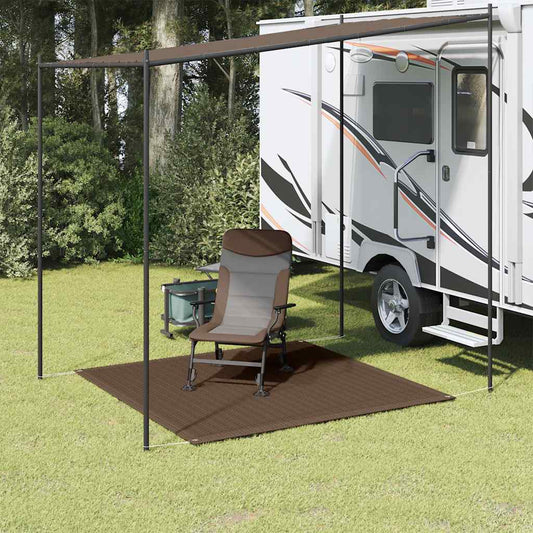 Tent Carpet 250x250 cm Brown