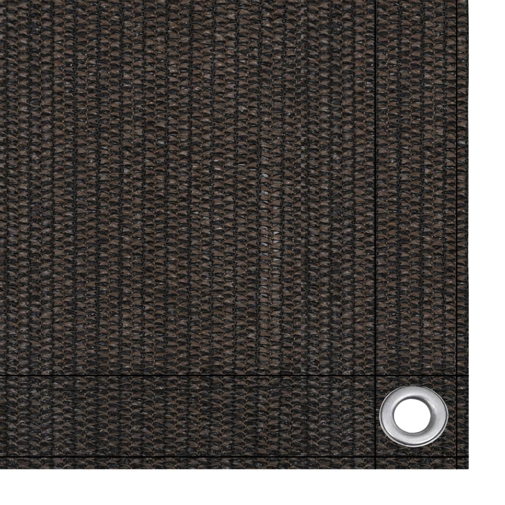 vidaXL Tent Carpet 250x400 cm Brown