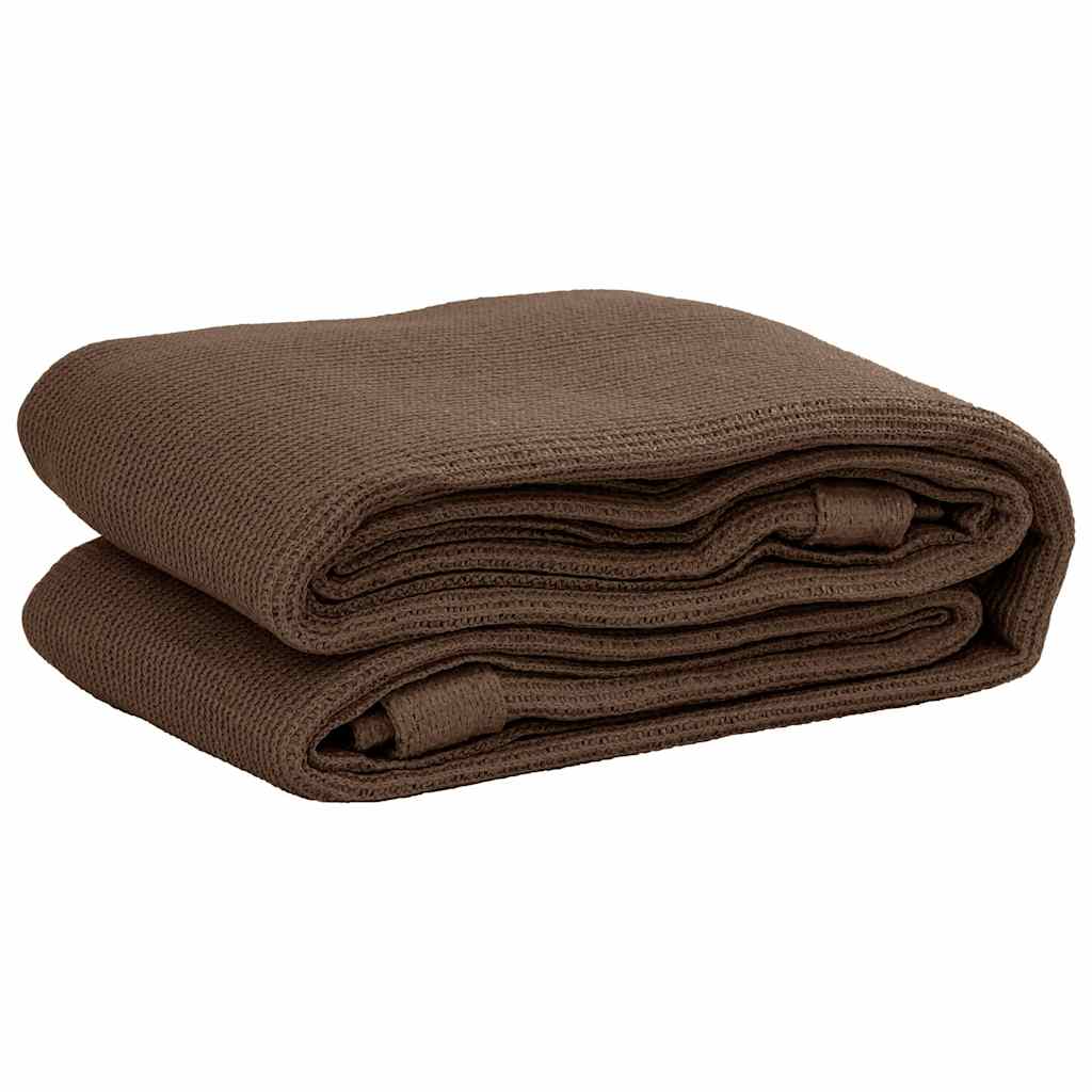 vidaXL Tent Carpet 400x400 cm Brown