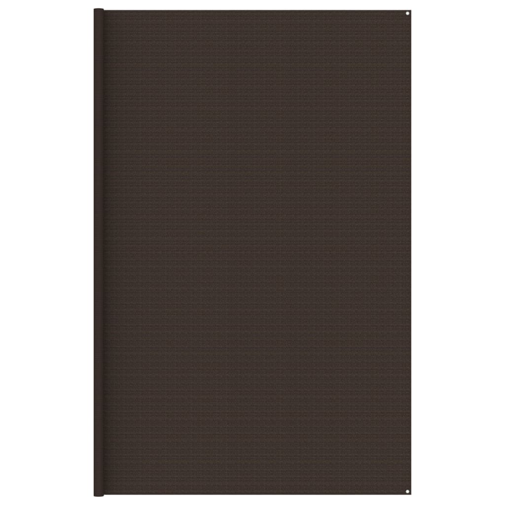 vidaXL Tent Carpet 400x400 cm Brown