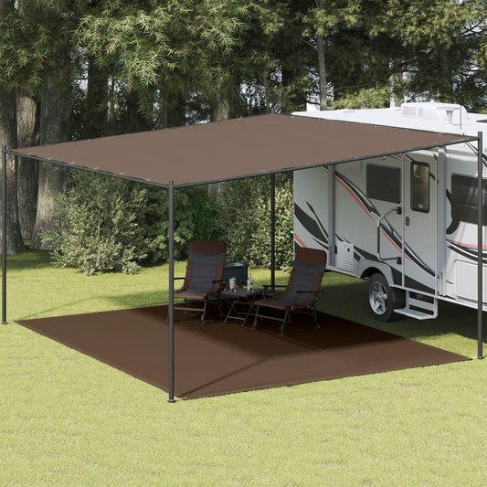 vidaXL Tent Carpet 400x500 cm Brown