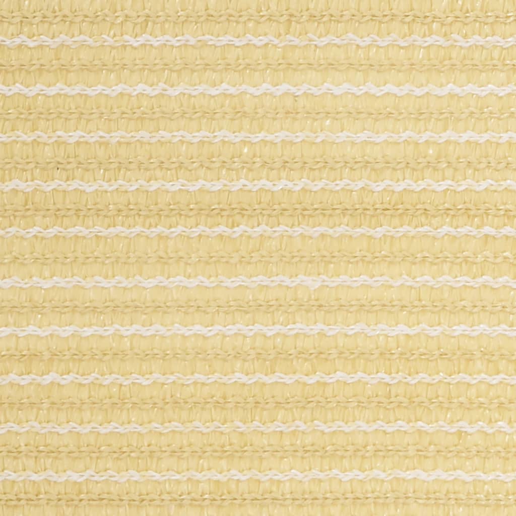 Balcony Screen Beige 75x400 cm HDPE