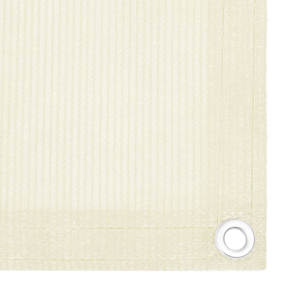 Balcony Screen Cream 75x300 cm HDPE
