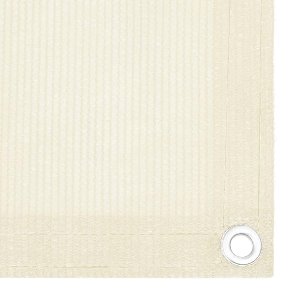 Balcony Screen Cream 90x300 cm HDPE