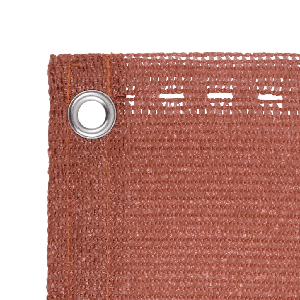 Balcony Screen Terracotta 90x500 cm HDPE