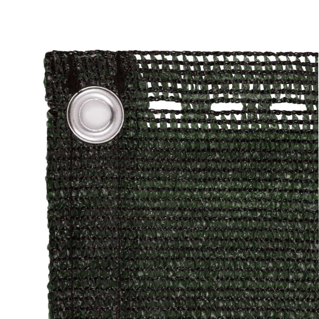 Balcony Screen Dark Green 90x500 cm HDPE