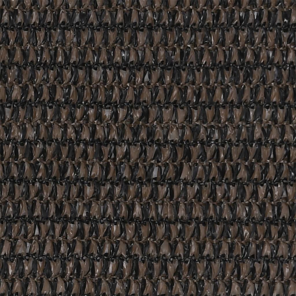 Balcony Screen Brown 120x500 cm HDPE