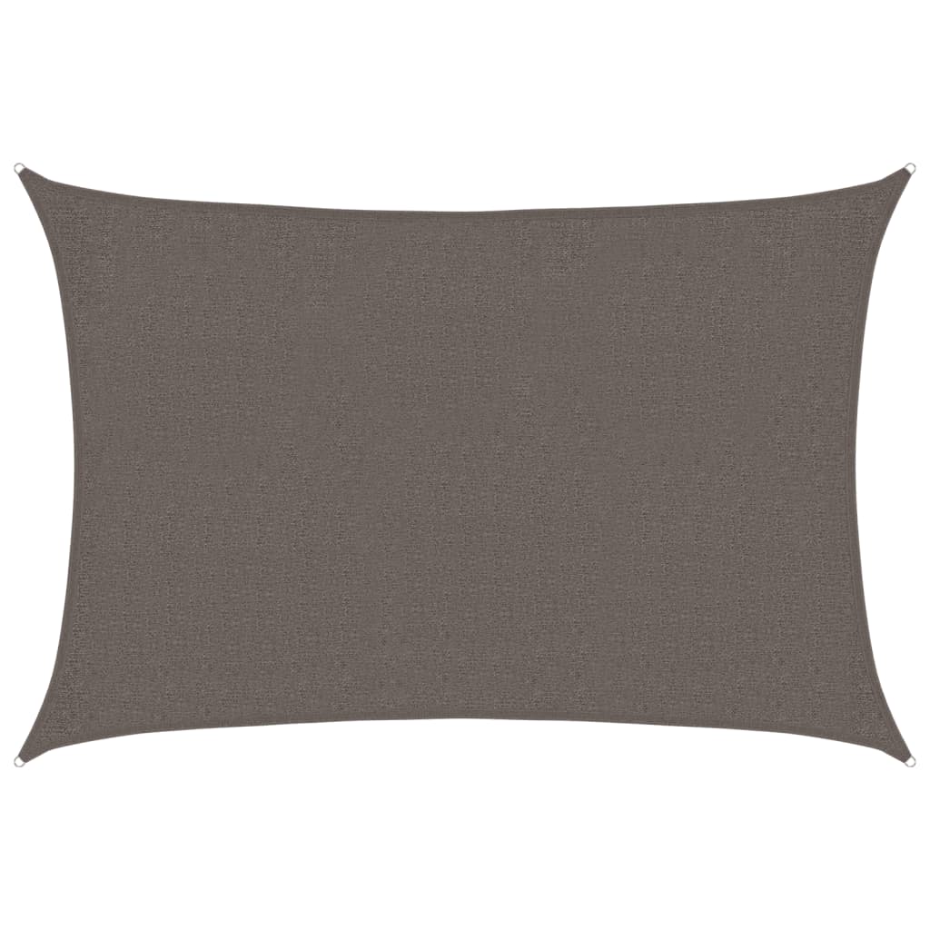 Sunshade Sail 160 g/m² Anthracite 2x2.5 m HDPE
