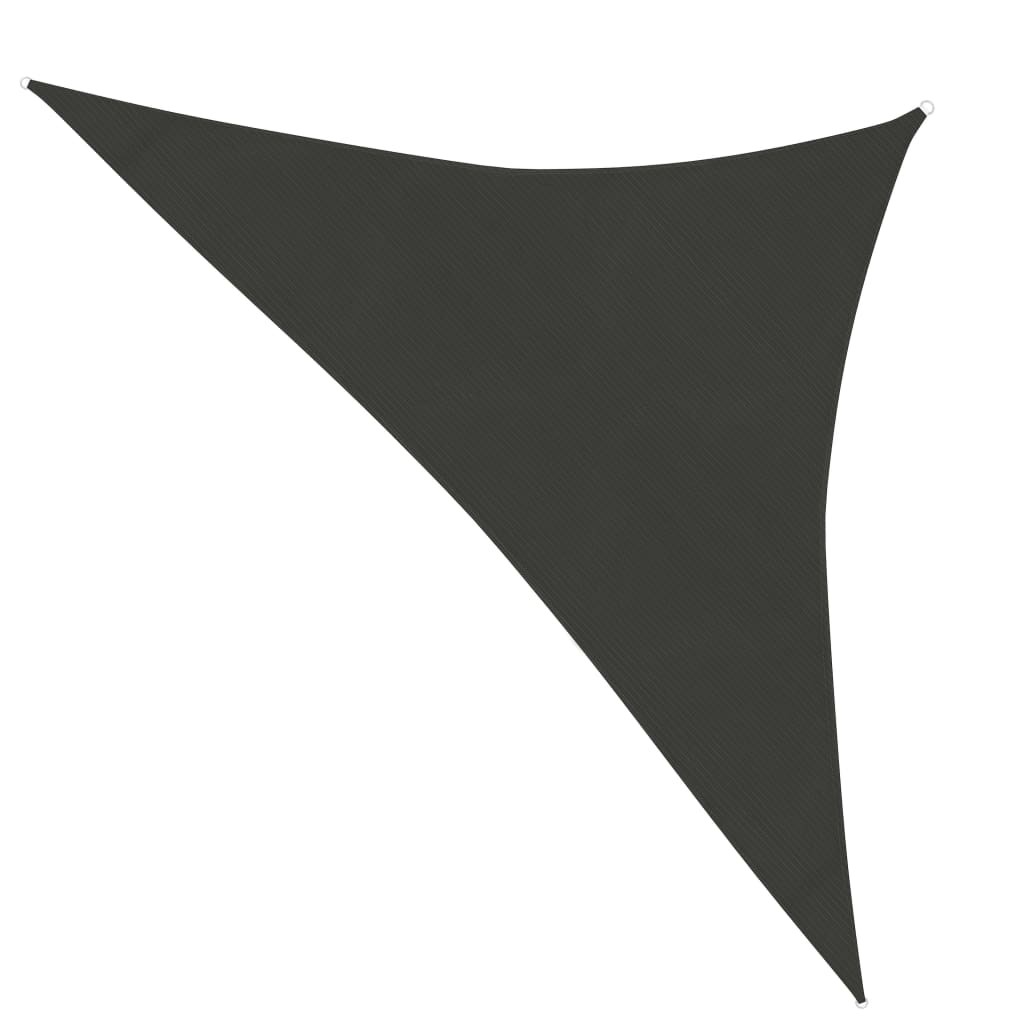 vidaXL Sunshade Sail 160 g/m² Anthracite 3x3x4.2 m HDPE