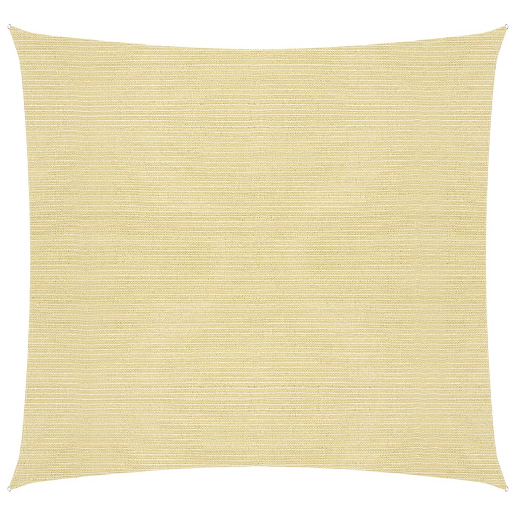 vidaXL Sunshade Sail 160 g/m² Beige 2.5x2.5 m HDPE