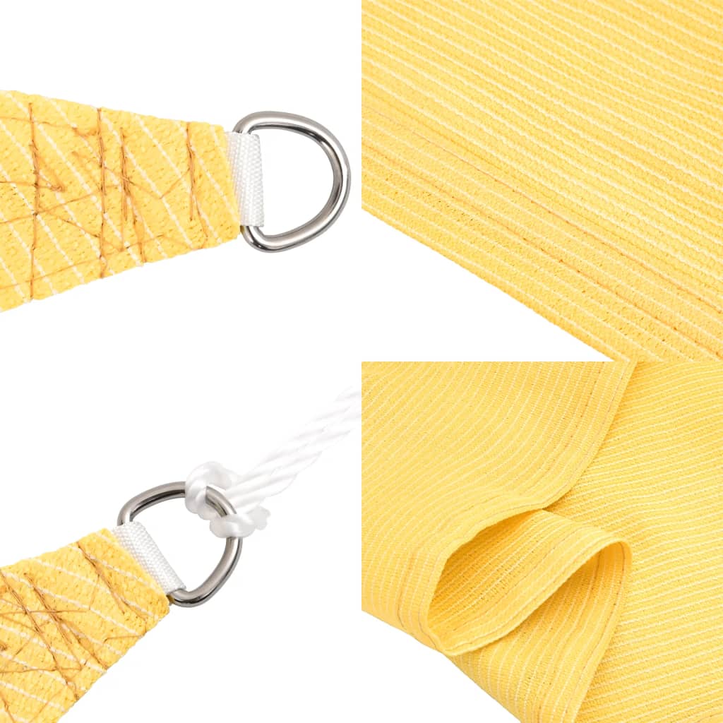 Sunshade Sail 160 g/m² Beige 2.5x2.5x3.5 m HDPE
