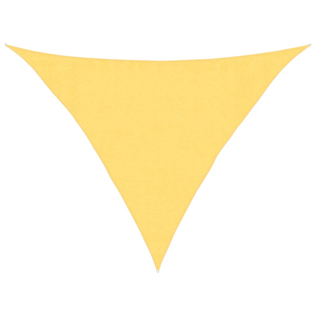 vidaXL Sunshade Sail 160 g/m² Beige 3.5x3.5x4.9 m HDPE