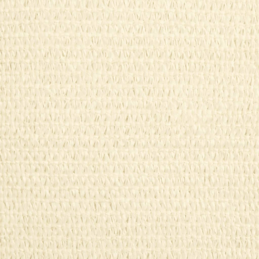 Sunshade Sail 160 g/m² Cream 2.5x3.5 m HDPE