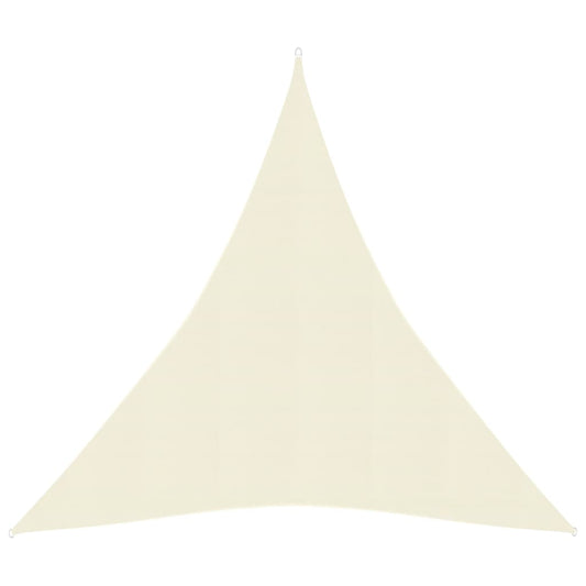 Zonnescherm Zeil 160 g/m² Creme 5x6x6 m HDPE