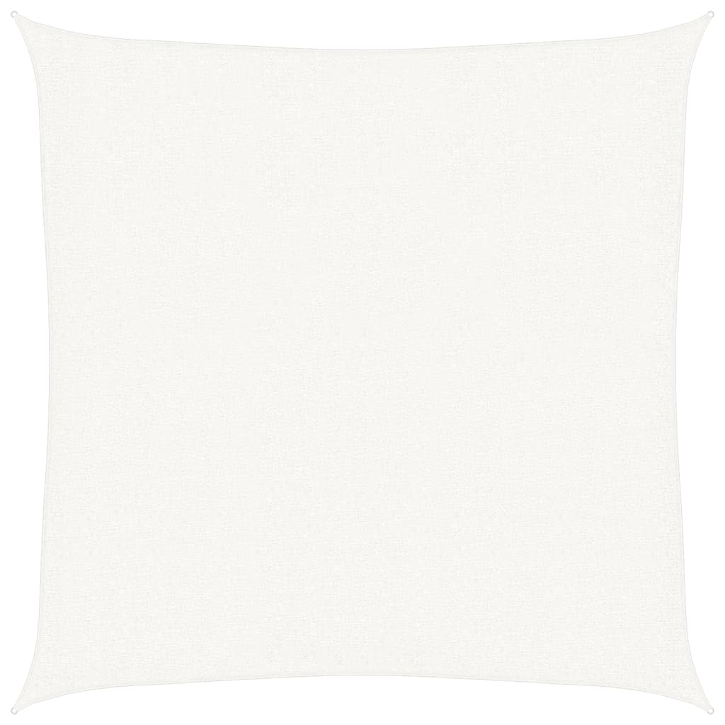 Sunshade Sail 160 g/m² White 2.5x2.5 m HDPE