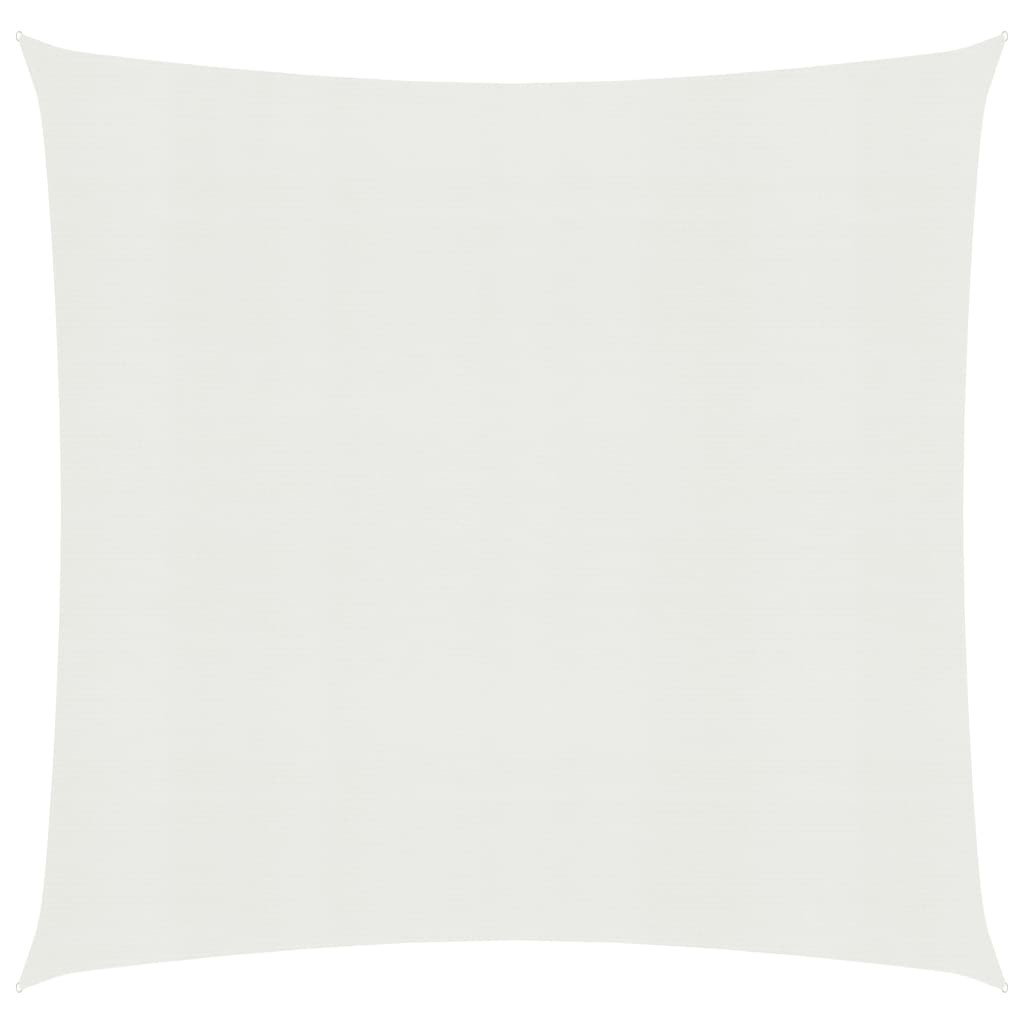 Voile d'ombrage 160 g/m² Blanc 3x3 m HDPE