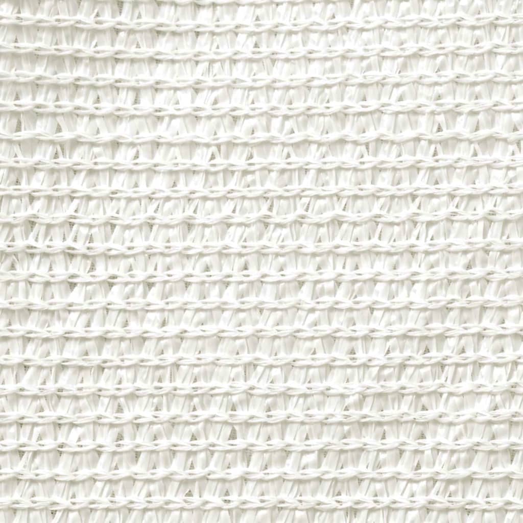 Voile d'ombrage 160 g/m² Blanc 3x3 m HDPE