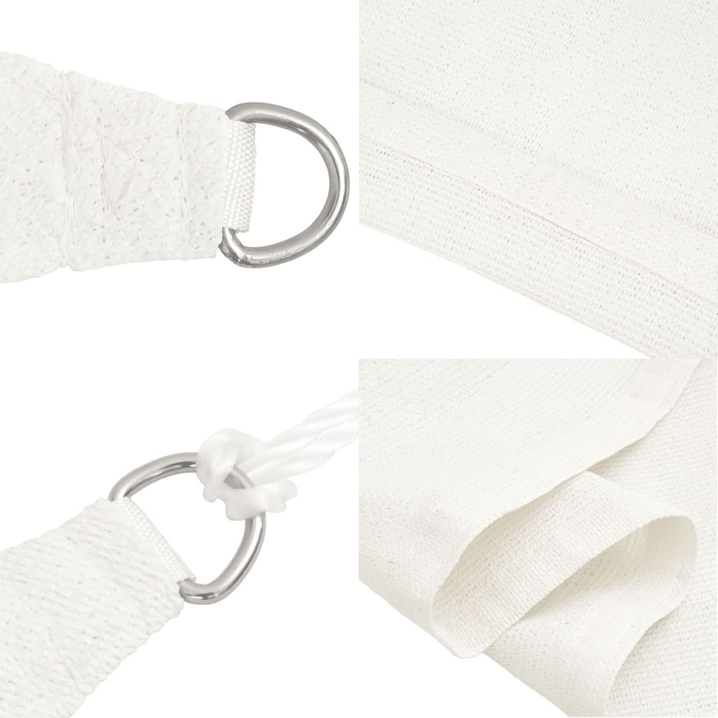 Sunshade Sail 160 g/m² White 6x6 m HDPE