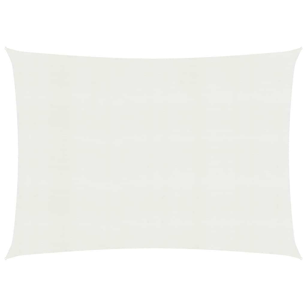 Voile d'ombrage 160 g/m² Blanc 3,5x4,5 m PEHD