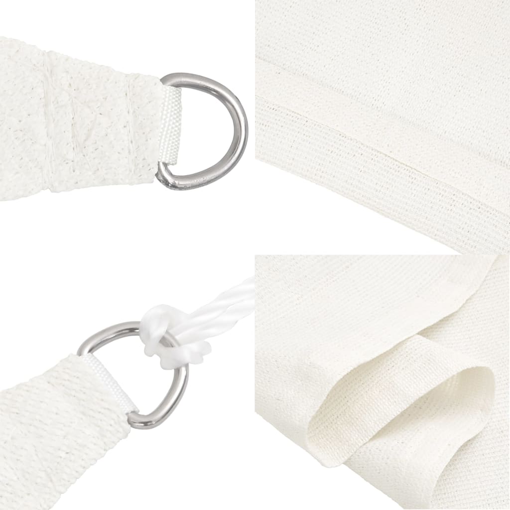 Sunshade Sail 160 g/m² White 3.5x5 m HDPE