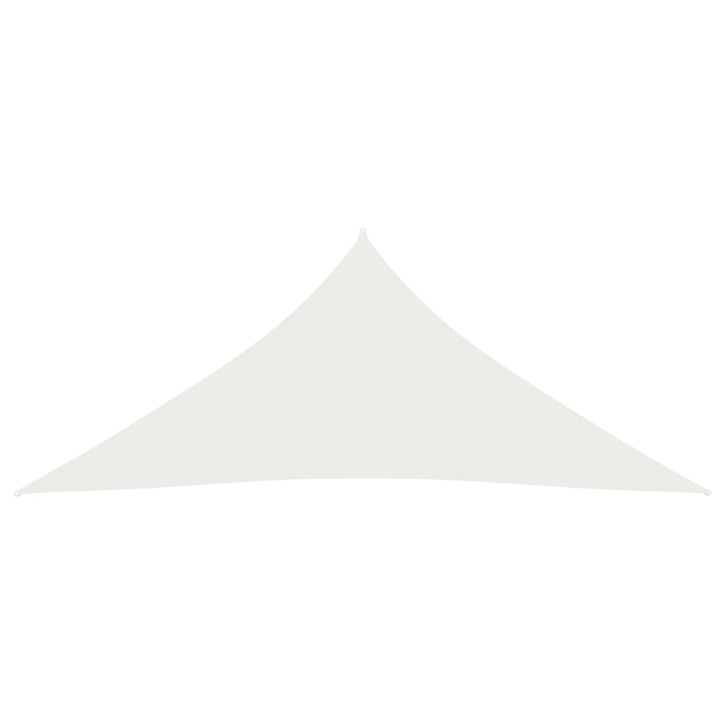 Voile d'ombrage 160 g/m² Blanc 4x5x5 m HDPE