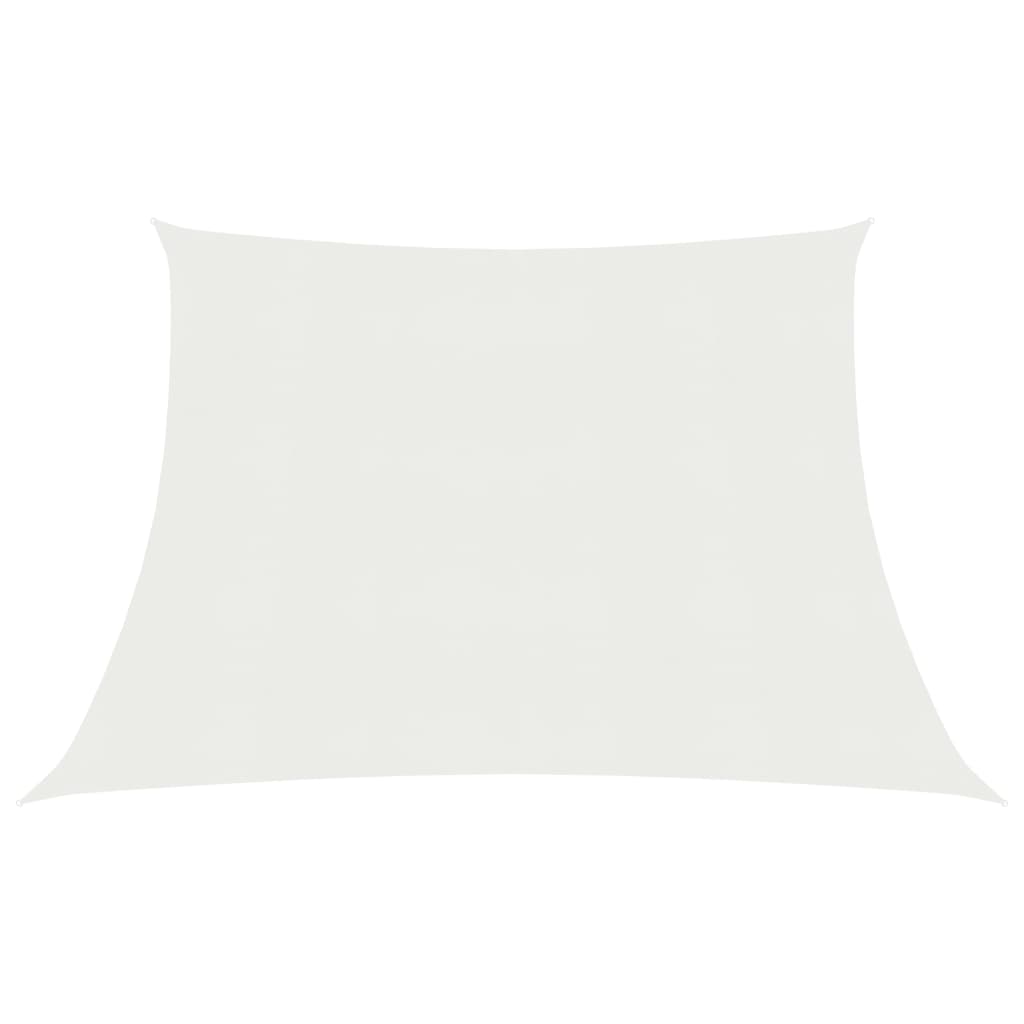 Voile d'ombrage 160 g/m² Blanc 3/4x3 m HDPE