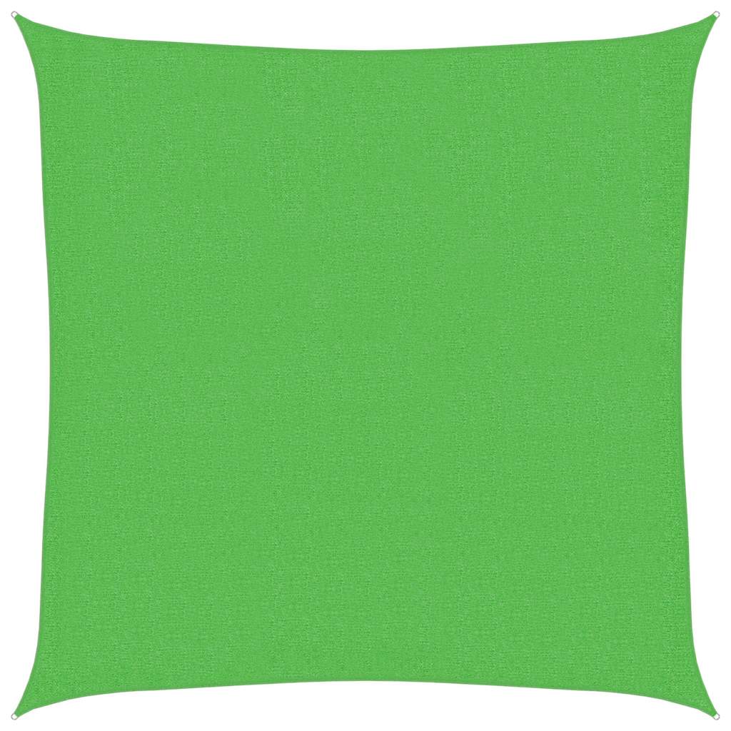 Sunshade Sail 160 g/m² Light Green 2x2 m HDPE