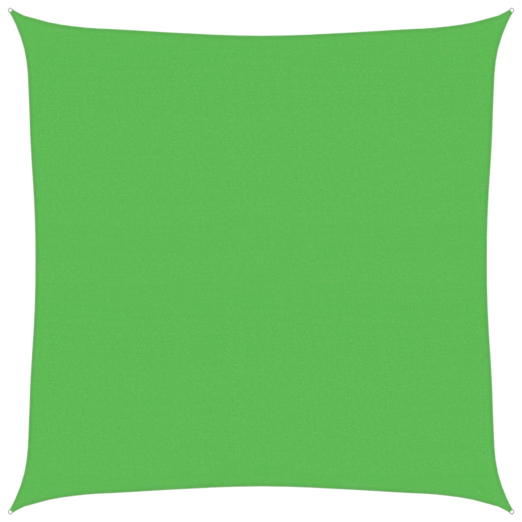 Sunshade Sail 160 g/m² Light Green 5x5 m HDPE