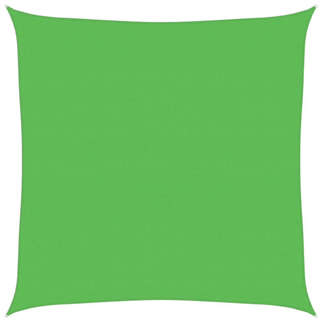 Sunshade Sail 160 g/m² Light Green 5x5 m HDPE
