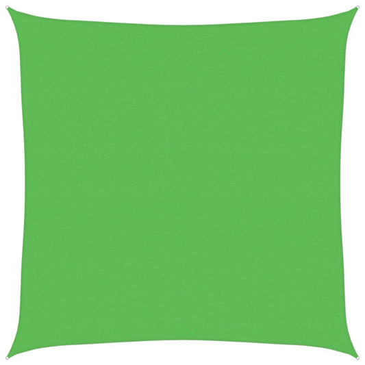 Sunshade Sail 160 g/m² Light Green 6x6 m HDPE