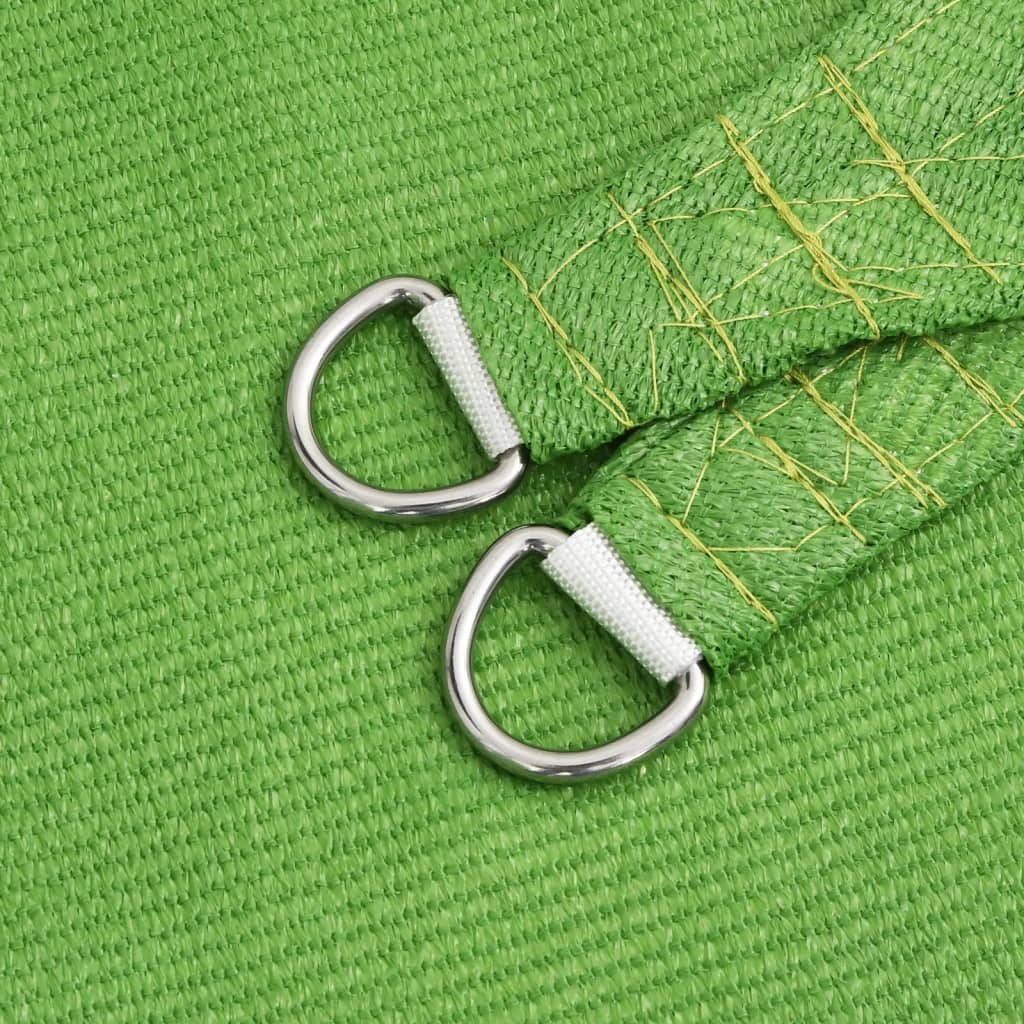 Sunshade Sail 160 g/m² Light Green 7x7 m HDPE