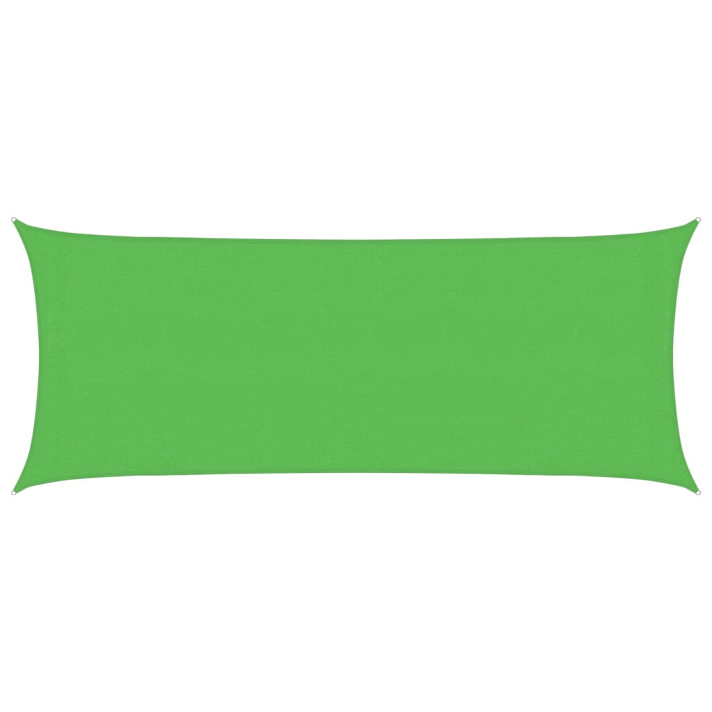 Sunshade Sail 160 g/m² Light Green 2x4.5 m HDPE
