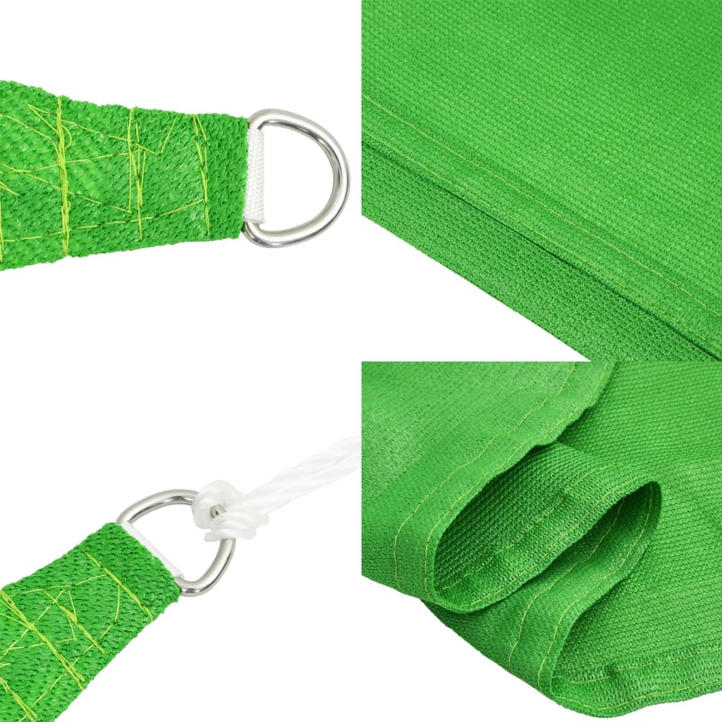 Sunshade Sail 160 g/m² Light Green 2x4.5 m HDPE