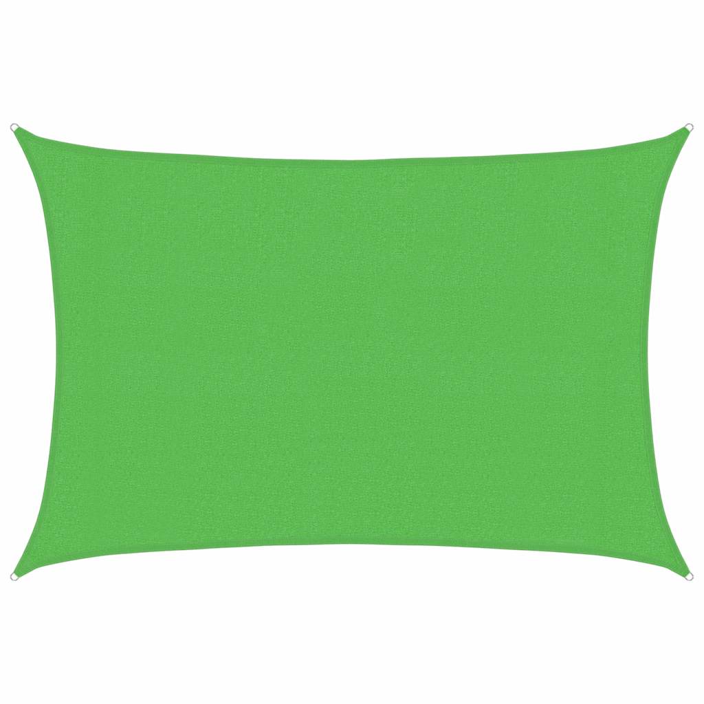 Sunshade Sail 160 g/m² Light Green 3x4 m HDPE