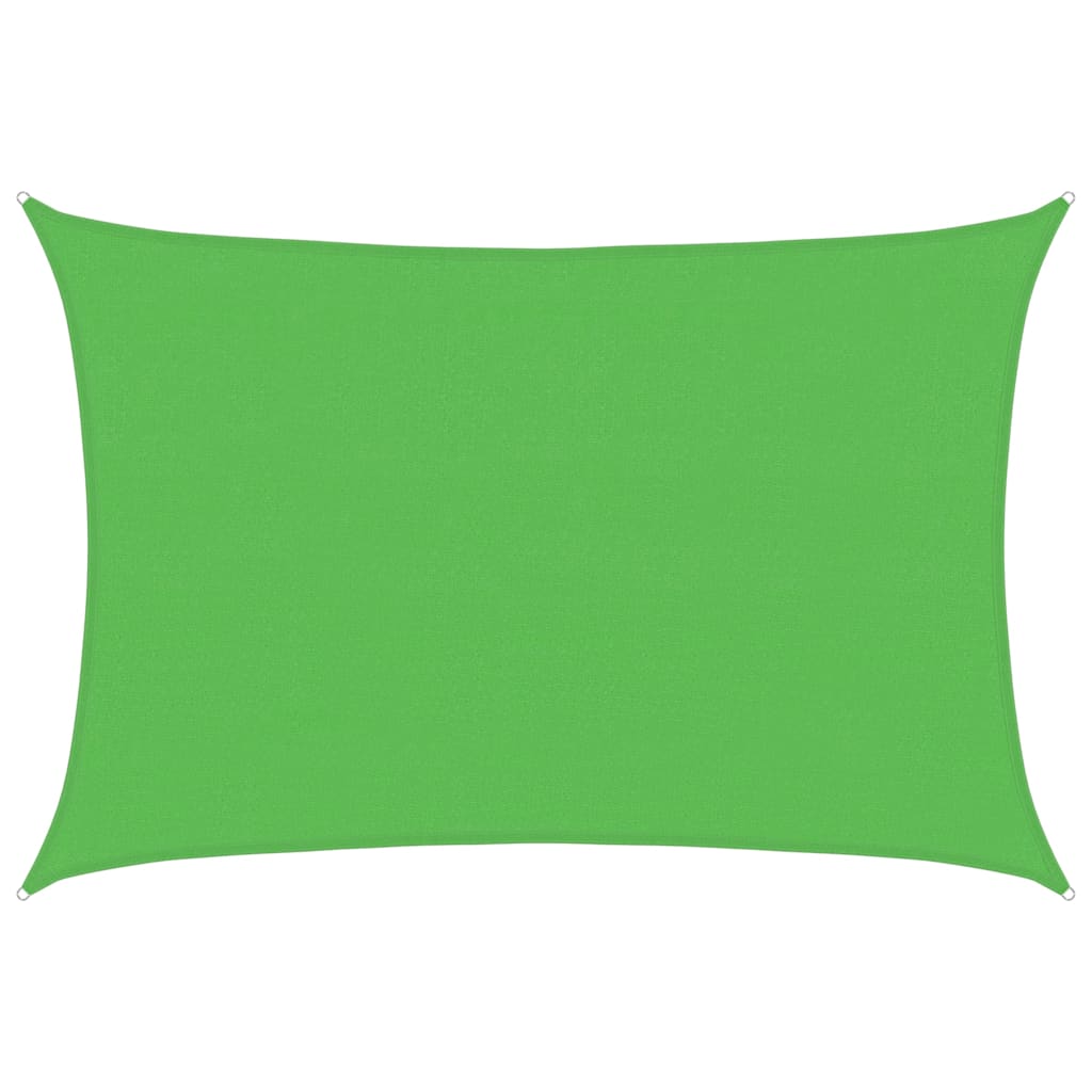 Sunshade Sail 160 g/m² Light Green 4x6 m HDPE
