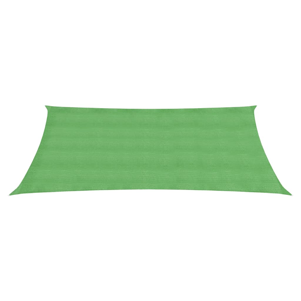 vidaXL Sunshade Sail 160 g/m² Light Green 4x6 m HDPE