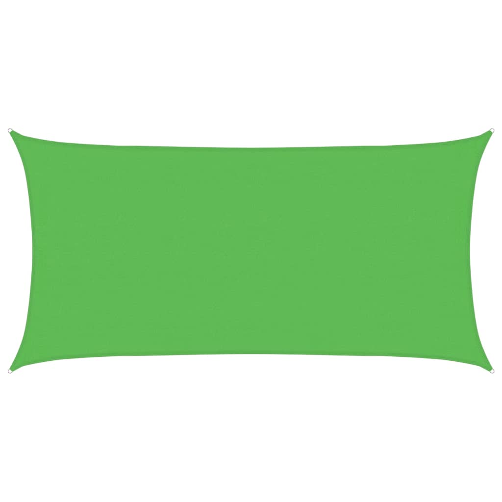 Sunshade Sail 160 g/m² Light Green 4x7 m HDPE
