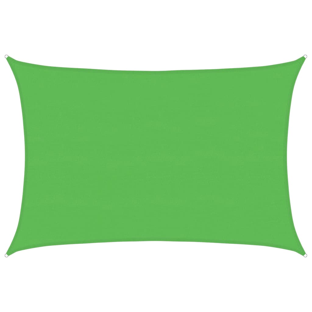 Sunshade Sail 160 g/m² Light Green 5x7 m HDPE