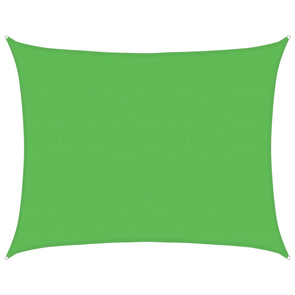 Sunshade Sail 160 g/m² Light Green 6x7 m HDPE