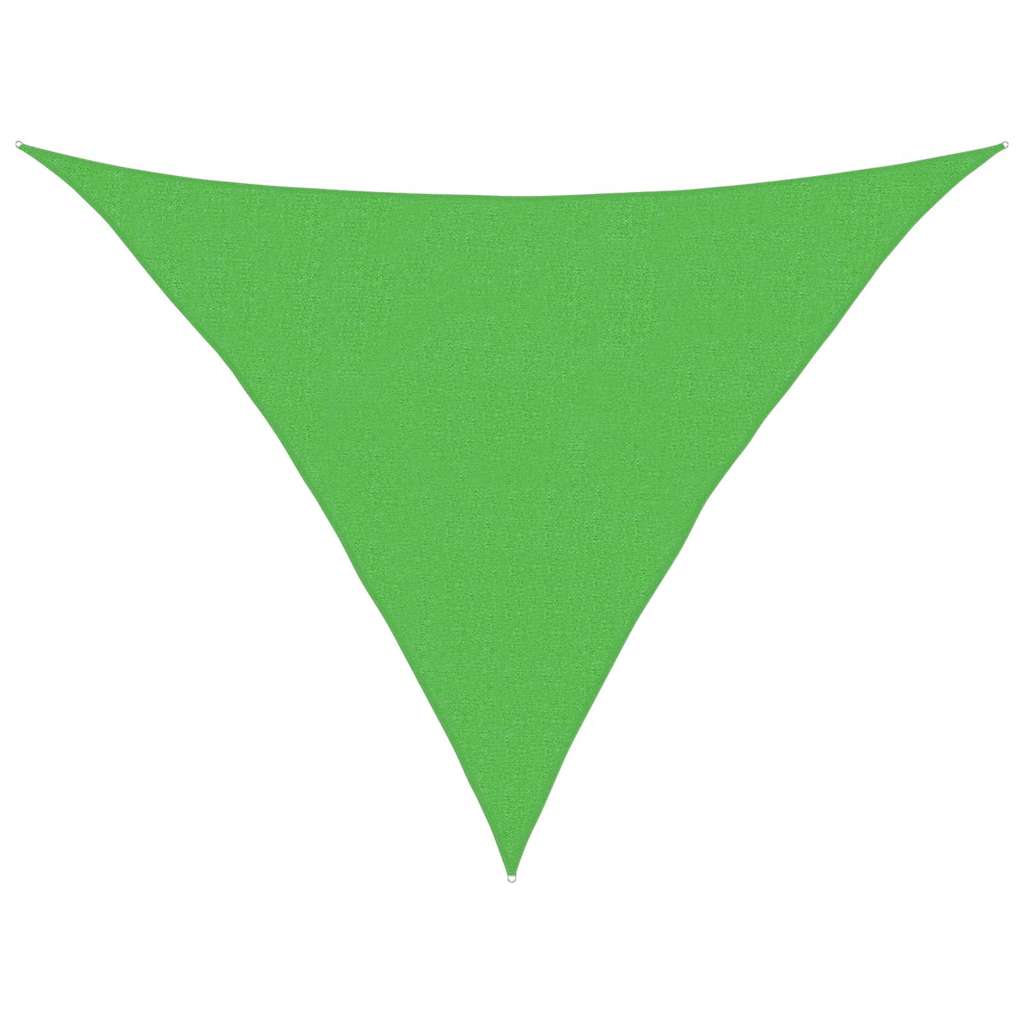 Sunshade Sail 160 g/m² Light Green 2.5x2.5x3.5 m HDPE