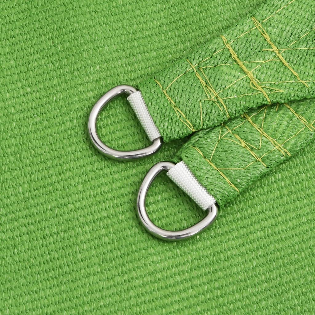 Sunshade Sail 160 g/m² Light Green 3.6x3.6x3.6 m HDPE