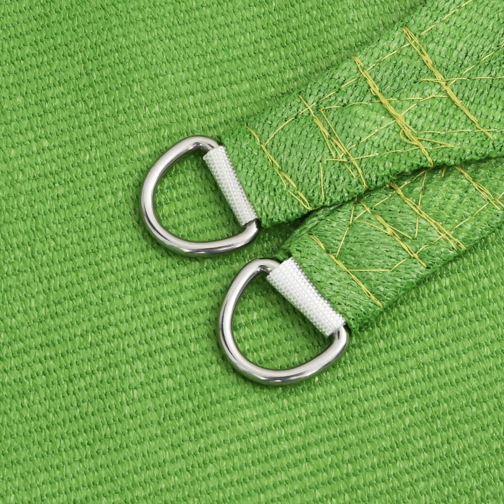 Sunshade Sail 160 g/m² Light Green 3x4x5 m HDPE
