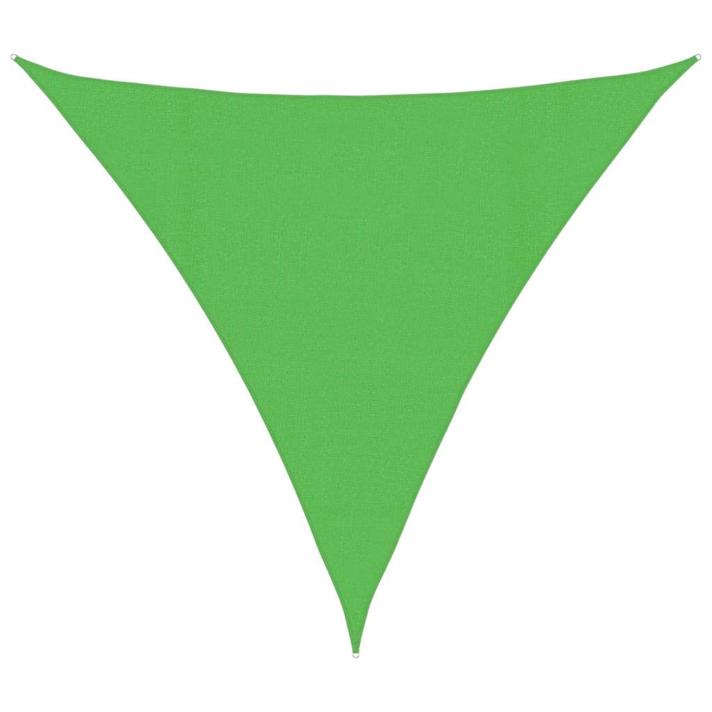 311313 vidaXL Sunshade Sail 160 g/m² Light Green 4x4x4 m HDPE