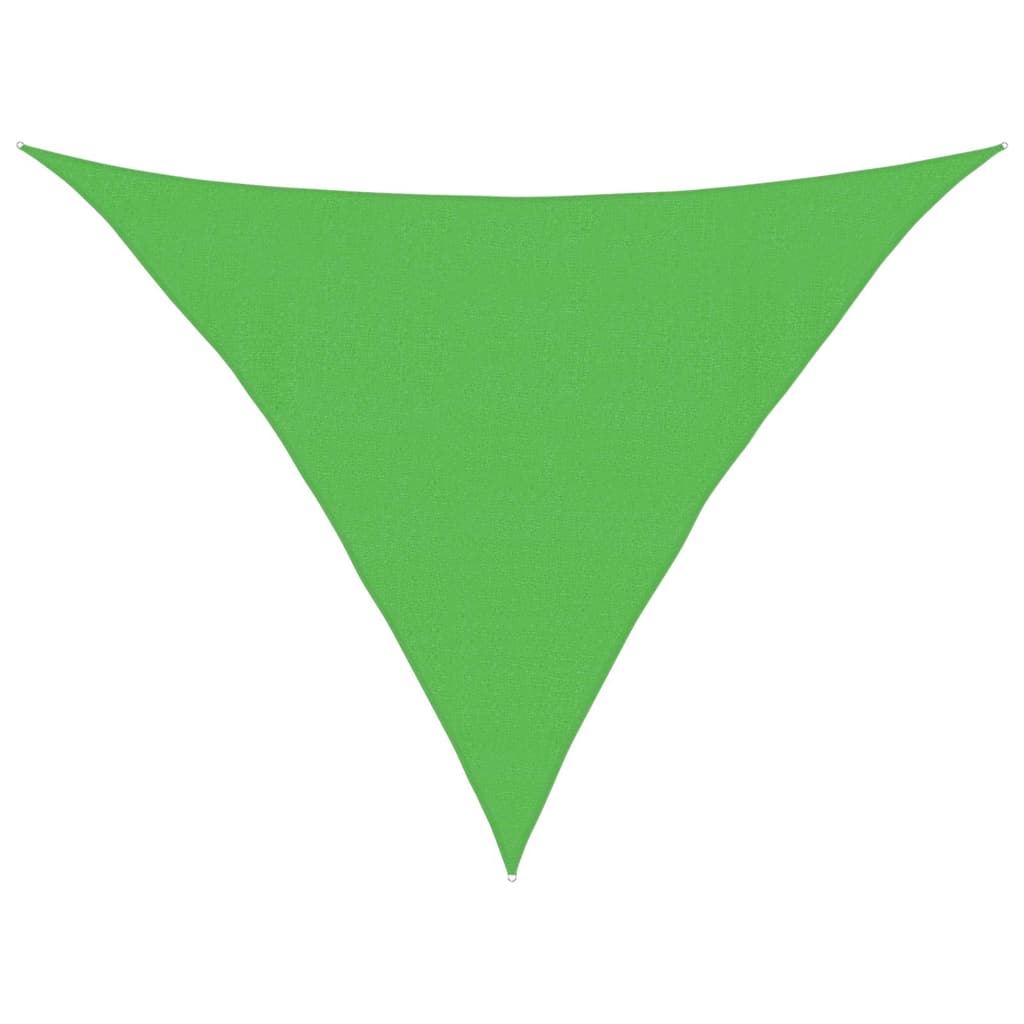 311314 vidaXL Sunshade Sail 160 g/m² Light Green 4x4x5,8 m HDPE