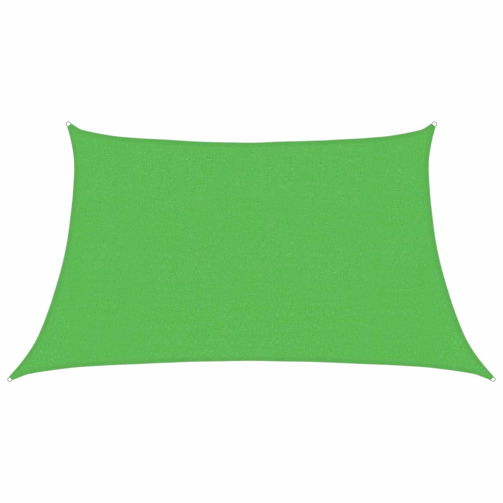 311323 vidaXL Sunshade Sail 160 g/m² Light Green 3/4x2 m HDPE