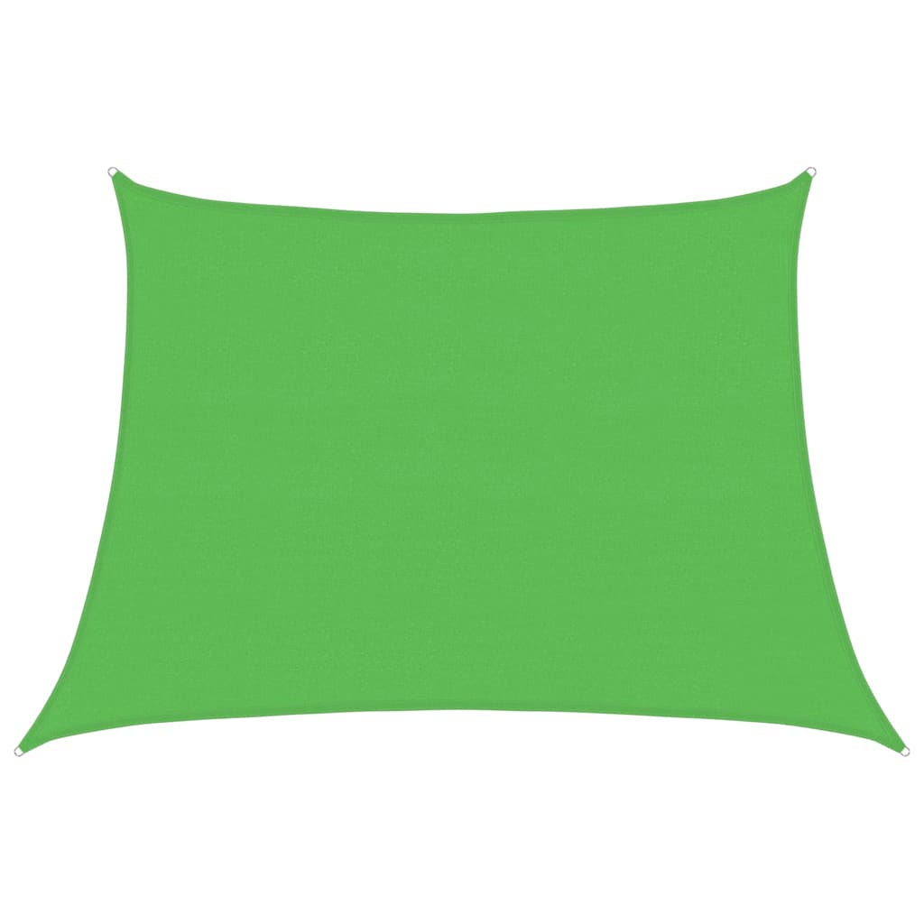 311325 vidaXL Sunshade Sail 160 g/m² Light Green 4/5x3 m HDPE