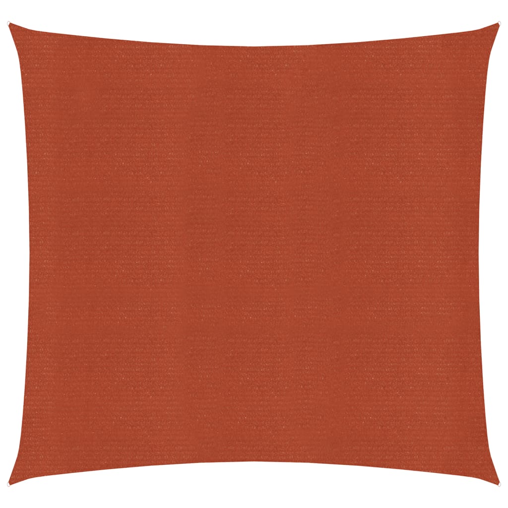 vidaXL Sunshade Sail 160 g/m² Square Terracotta 4.5x4.5 m HDPE